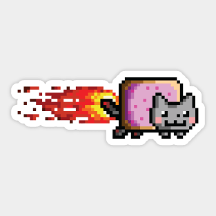 Fire Nyan Cat Sticker